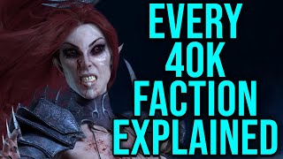 Every single Warhammer 40k WH40k Faction Explained  Part 2 [upl. by Pammy]