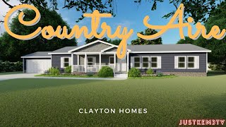 LETS TAKE IN THE quotCOUNTRY AIREquot  CLAYTON HOMES  MANUFACTURED amp MOBILE HOME TOUR [upl. by Linneman]