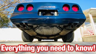 HOW TO REMOVE THE SPARE TIRE FROM A C4 CORVETTE [upl. by Ern]