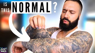 How to TREAT A PEELING TATTOO  Tips Tricks amp Healing Experience [upl. by Chil]