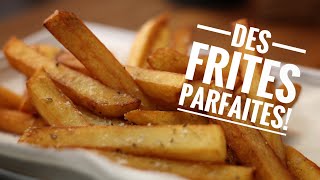 Des frites parfaites 🍟 croustillantes et moelleuses  Astuces 👌 [upl. by Niawd]