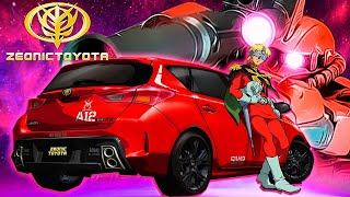 TOYOTA AURIS ll Char Aznable Commercial [upl. by Camden535]