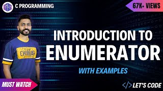 Enumerator in C Programming  enum in C Programming [upl. by Aidekal]