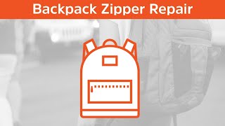 BACKPACK ZIPPER REPAIR  How to fix a broken zipper on a backpack luggage purse or boots [upl. by Aracaj393]