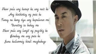 Kris Lawrence – Ikaw Pala Lyrics [upl. by Terrel452]