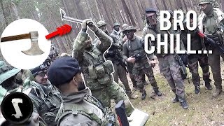 This Guy Takes Airsoft Way Too Serious 🤣 2000 Player Airsoft War [upl. by Sanfourd]