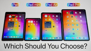 2022 iPad Comparison  Which Should You Choose [upl. by Yrrok207]