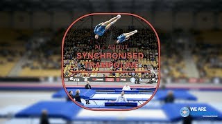 All about Synchronised Trampoline  We are Gymnastics [upl. by Nelleoj]