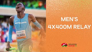 Mens 4x400m Final  World Athletics U20 Championships [upl. by Abekam]