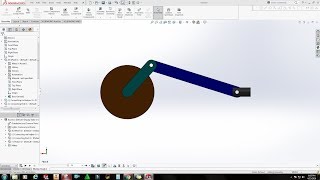 Explaining Slider Crank Mechanism in solidworks [upl. by Fortunio940]