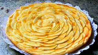 Tarta de manzana con crema pastelera Receta clásica [upl. by Land]