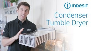 How to look after your condenser dryer  by Indesit [upl. by Adekahs421]