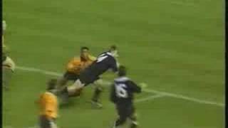 George Gregan game saving tackle on Jeff Wilson [upl. by Abana]