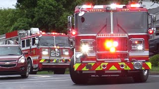 Fire Trucks Responding Compilation 15 [upl. by Enirod]