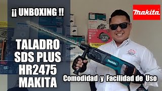 Rompedor SDS PLUS Makita HR2475 🛠 Rotomartillo [upl. by Hsetih325]