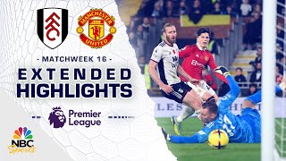 Fulham v Manchester United  PREMIER LEAGUE HIGHLIGHTS  11132022  NBC Sports [upl. by Bonner65]