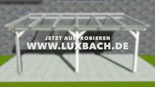 Terrassendach 3D Konfigurator von Luxbach wwwluxbachde [upl. by Ymiaj]