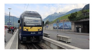 Grindelwald  Zweilütschinen Train Ride  Interlaken  Switzerland [upl. by Edurtreg]