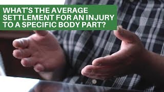 Whats the average settlement for an injury to a specific body part  PA Workers Comp Attorneys [upl. by Bihas]