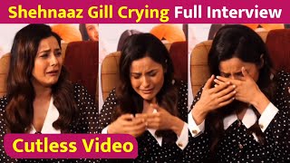 Shehnaz Gill Crying Cutless Interview After Sidharth Shukla Demise  Full Interview [upl. by Berriman]