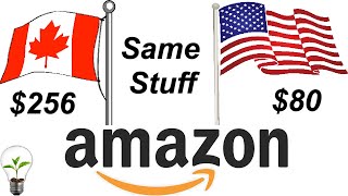 Amazon Canada vs USA Price Differences [upl. by Okram690]