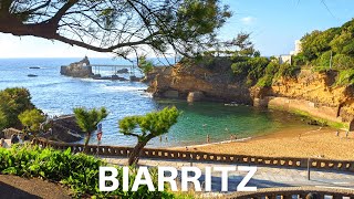 Evening Summer Walk Through Biarritz France 🇫🇷 [upl. by Taimi]