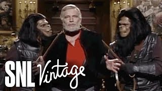 Monologue Charlton Heston is Captured by Apes  SNL [upl. by Nnaer]