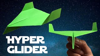 How to make a Paper Airplane  Hyper Glider by John Collins [upl. by Jegar250]