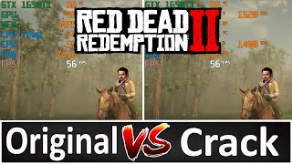 Original vs Crack  Red Dead Redemption 2 🔥 [upl. by Ahsena567]