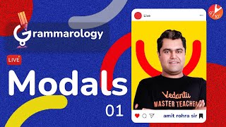 Modals in English Grammar L1 🧐 Types of Modal Verbs Class 9 amp 10 Grammarology  Vedantu 9 and 10 [upl. by Damalis]