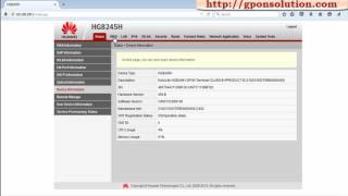 Huawei EchoLife HG8245H 4GEFE2VOICEWIFIUSB ONT Wifi Configuration [upl. by Asilehs]