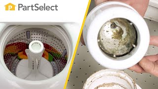 Eliminate Washer Odors How To Properly Clean Your Top Load Washer  PartSelectcom [upl. by Tessy]