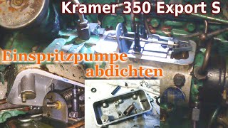 Einspritzpumpe abdichten  Kramer 350 Export S [upl. by Rosmarin]