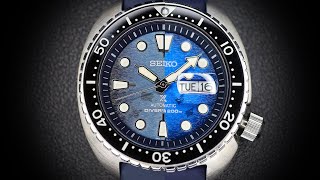 SEIKO SAVE THE OCEAN MANTA RAY  DARK MANTA VS MANTA  Comparison SRPE39 VS SRPF77 in 4K [upl. by Derraj]