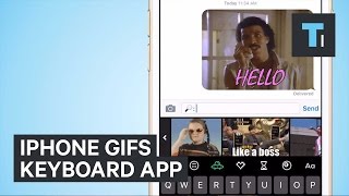 iPhone Gifs Keyboard App — How It Works [upl. by Zola]