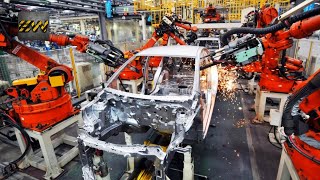 How Cars Are Made In Factories Mega Factories Video [upl. by Jena]