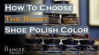 How To Choose The Right Color Shoe Polish  Kirby Allison [upl. by Gregoor]