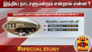 இந்திய நாடாளுமன்றம் என்றால் என்ன  Indian Parliament  Special News [upl. by Schlenger]