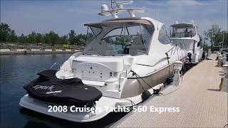 2008 Cruisers Yachts 560 Express For Sale [upl. by Alleinad678]