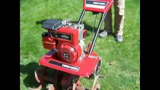 Yardman Earthbird Rototiller  1975 [upl. by Anahsohs]