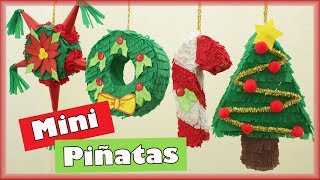 Mini Piñatas Navideñas [upl. by Yanad]