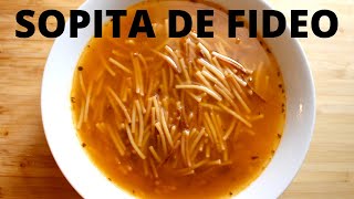 How to Make QUICK and EASY Mexican SOPA DE FIDEO [upl. by Scales]