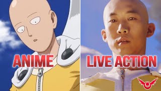 One Punch Man  Anime vs Live Action  REAnime [upl. by Nadual]