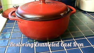 Restoring Enameled Cast Iron [upl. by Terti960]