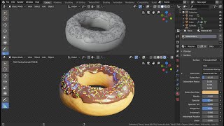 Create a Donut in Blender in 1 Minute [upl. by Arabrab]