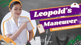 Leopolds Maneuver  Return Demonstration [upl. by Ovatsug409]