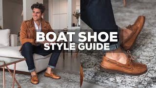 6 NEW WAYS to Style Sperry Boat Shoes  Break the Norm [upl. by Drwde]