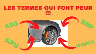 ABS ESPles termes qui font peur [upl. by Annyl]