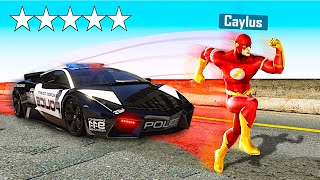 Playing GTA 5 As The FLASH Superhero Mod [upl. by Josh]