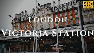 London Victoria Station Walk Through England 4K [upl. by Ashton]